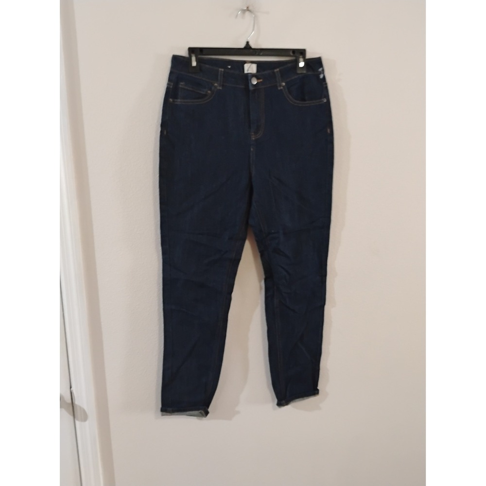 A New Day Womens High Rise Skinny Jeans Dark Wash Indigo Blue Size 4